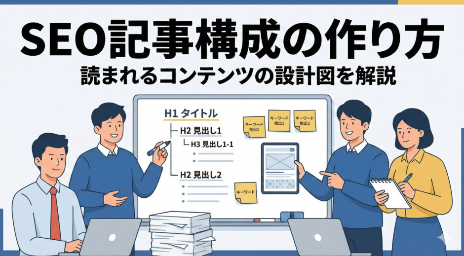 SEOを意識した記事構成とは？ 検索意図を捉えたアウトライン