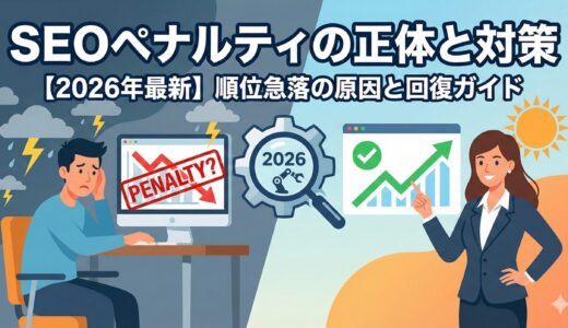 SEOのペナルティとは？ 検索順位が急落したときの原因と対策